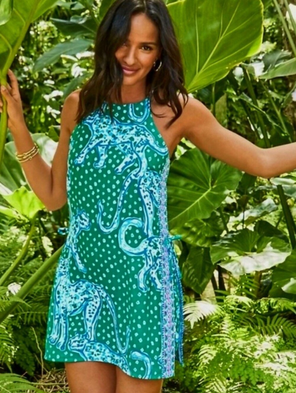 Lilly Pulitzer Pearl Romper Emerald Isle On The Prowl Size 00 Like New